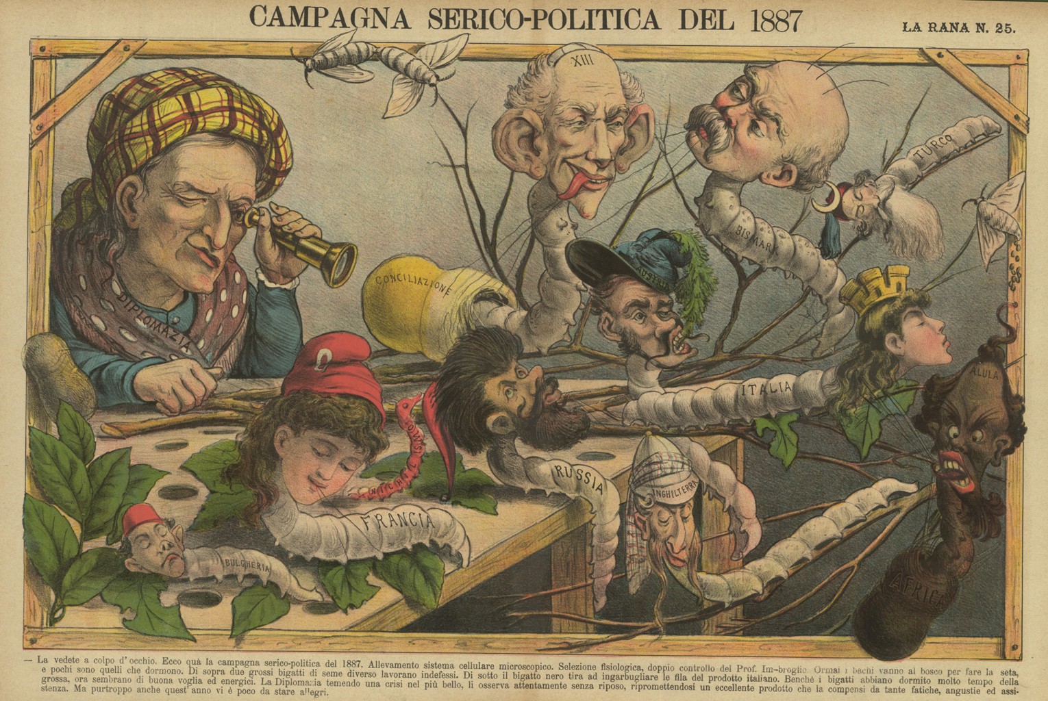 Campagna serico - politica del 1887