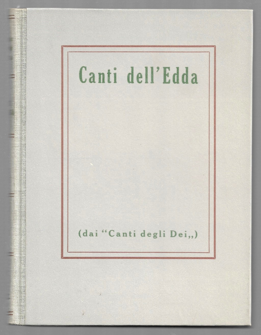 Canti dell'Edda (dai Canti degli Dei)