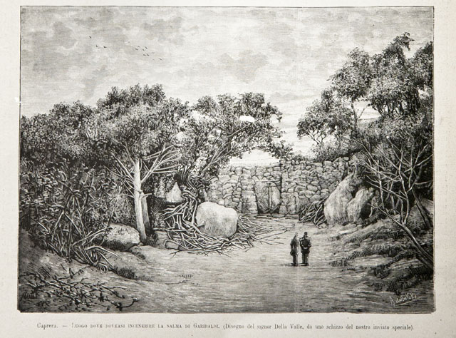 Caprera / Luogo dove doveasi incenerire la salma di Garibaldi