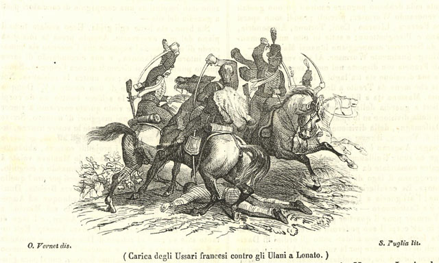 Carica degli Ussari francesi contro gli Ulani a Lonato