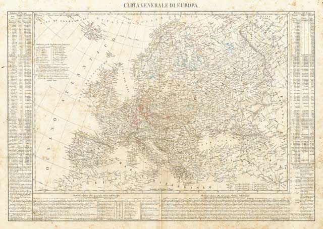 Carta generale di Europa