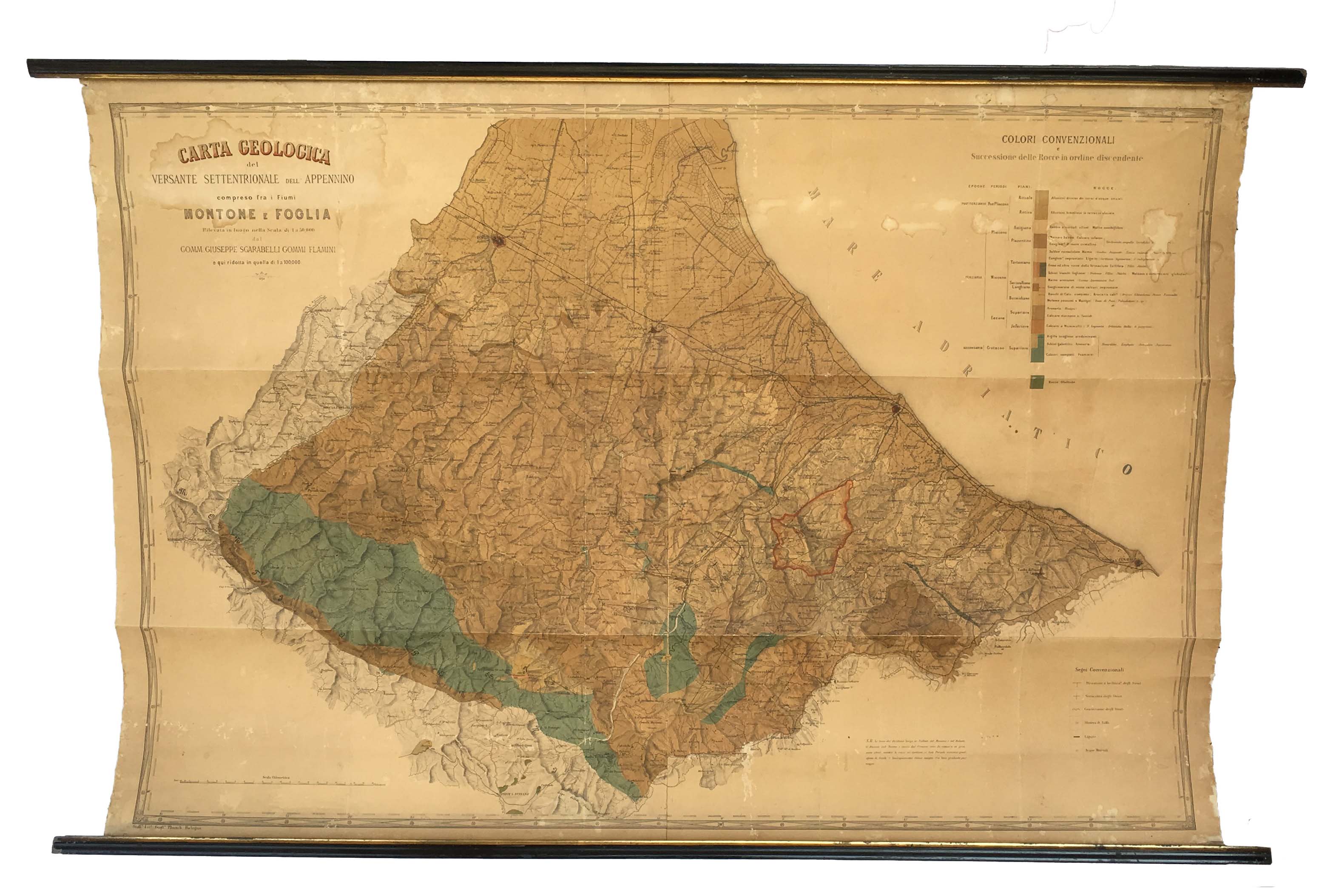 Carta Geologica del versante settentrionale dell'Appennino compreso fra i fiumi …