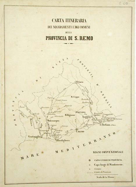 Carta Itineraria dei Mandamenti e dei Comuni della Provincia di …