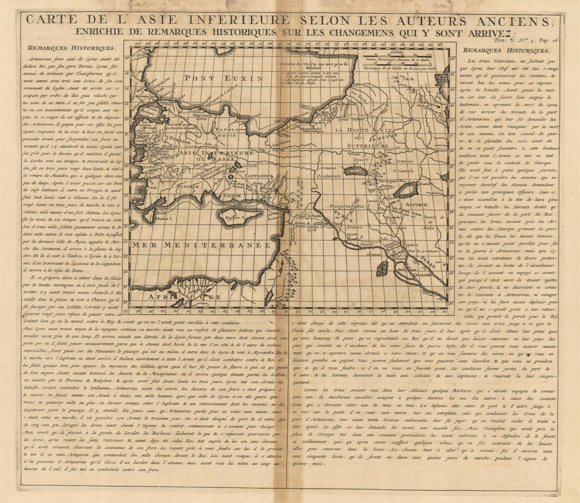 Carte de L'Asie Inferieure selon le auteurs Anciens enrichie de …