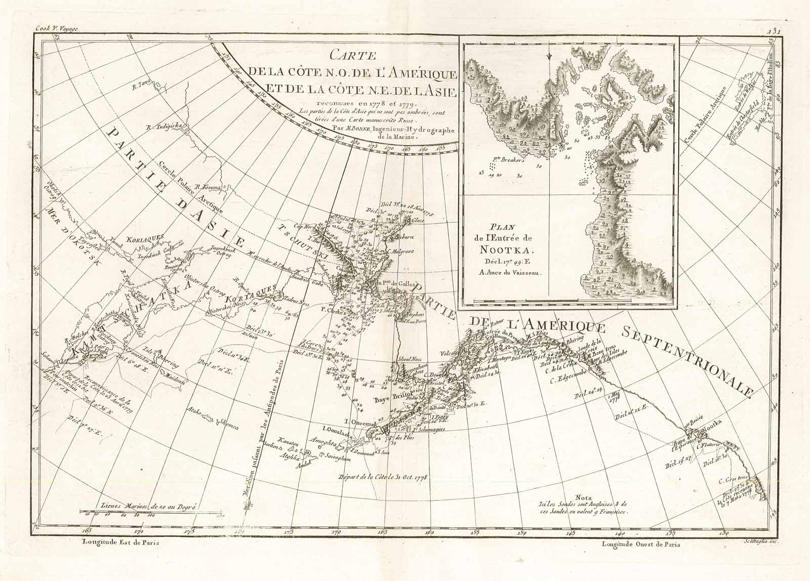 Carte de la cote N. O. de l'Amerique et de …