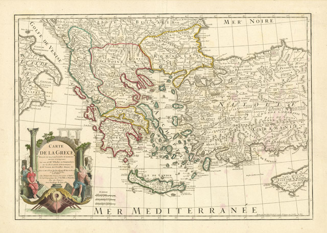 Carte de la Grece