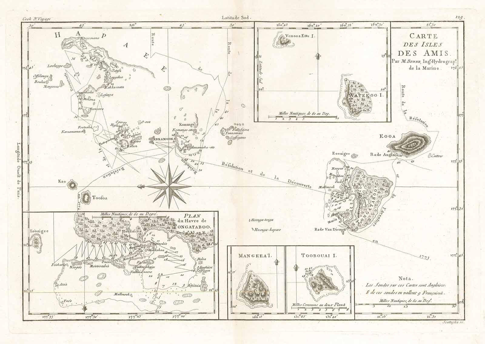 Carte des Isles des Amis