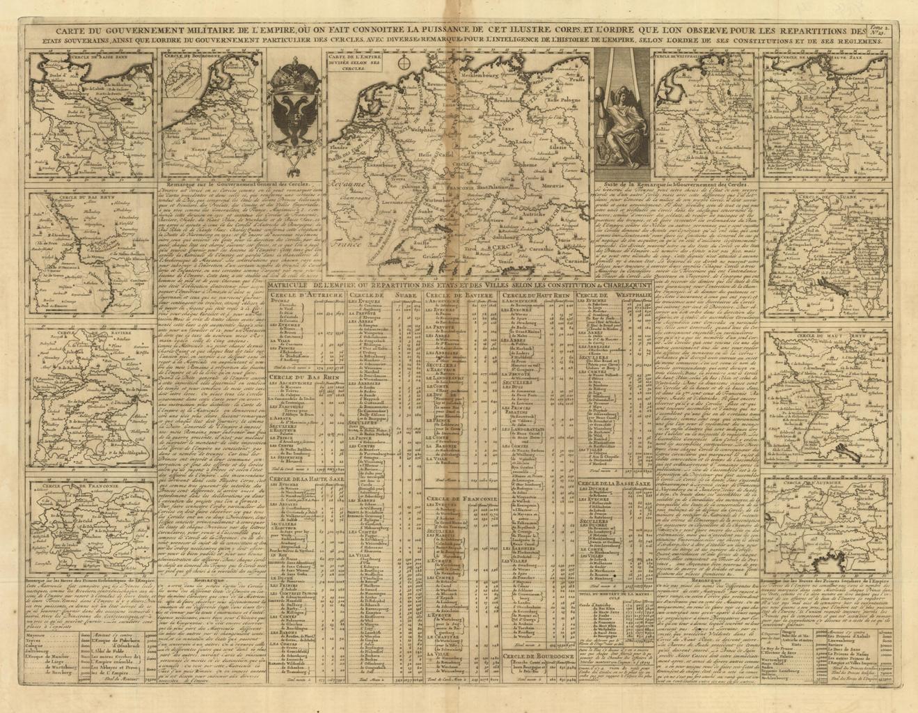Carte du Gouvernement Militaire de l'Empire, ou on Fait Connoitre …