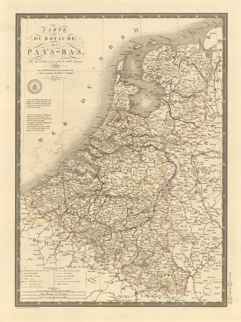 Carte du Royaume des Pays - Bas