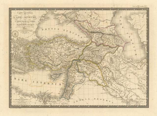 Carte Générale de l'Asie Mineure .