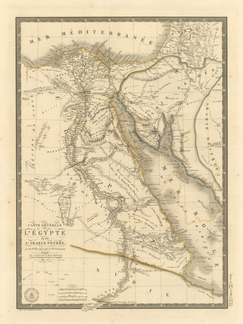 Carte Générale de l'Egypte et de l'Arabie Pétrée