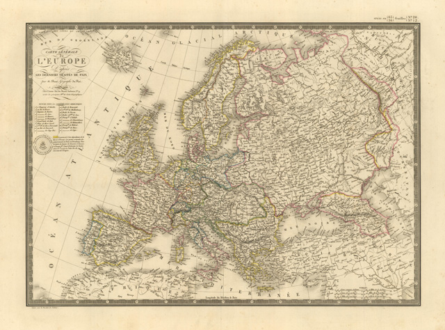 Carte Générale de l'Europe .