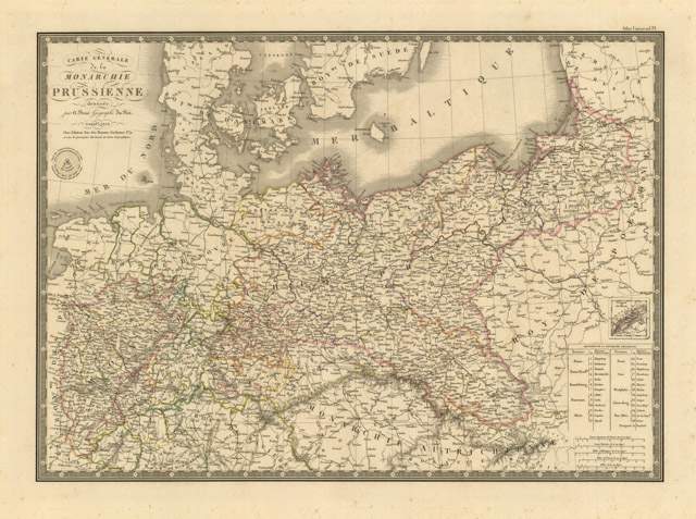 Carte Générale de la Monarchie Prussienne