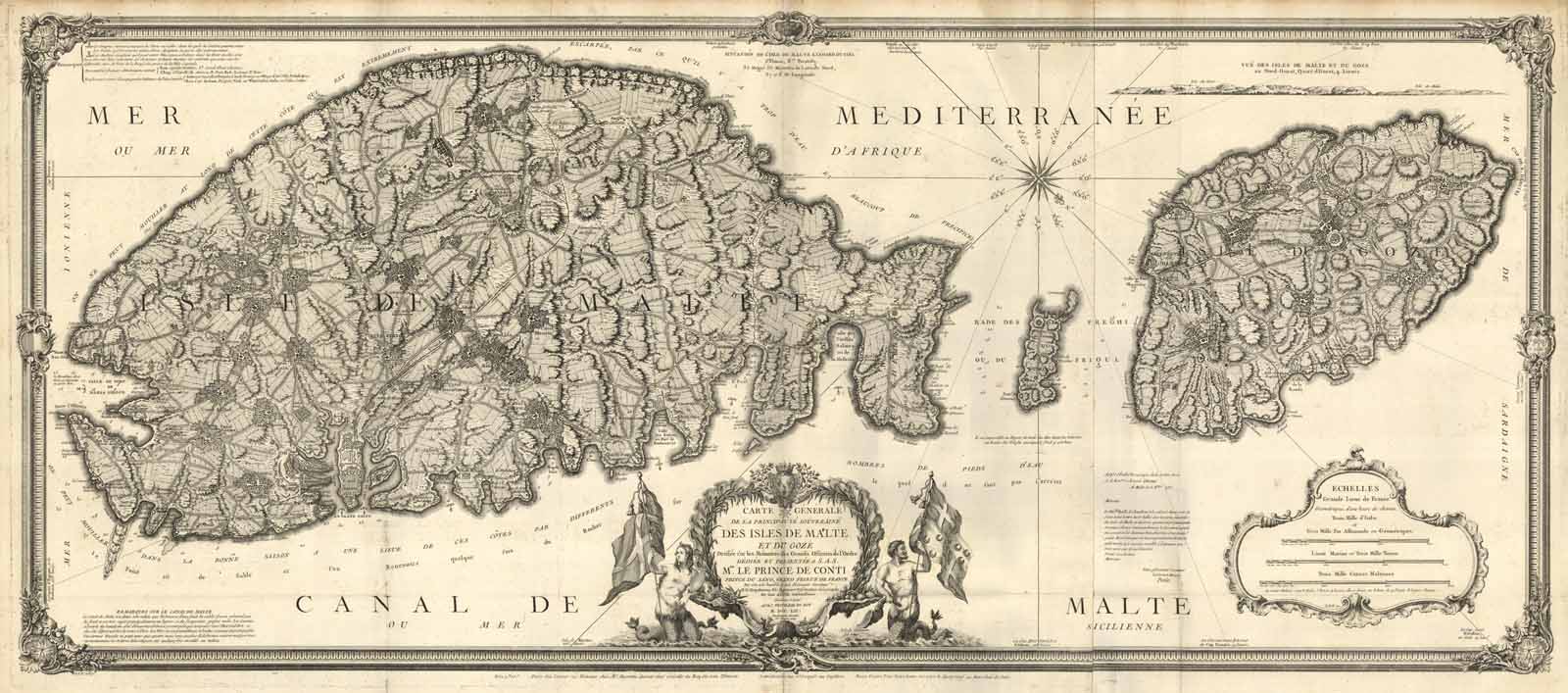 Carte Genéralé de la Principauté Souveraine de l'Isles de Malta …