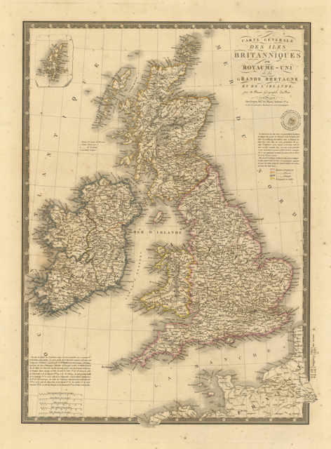 Carte Générale des Iles Britanniques .