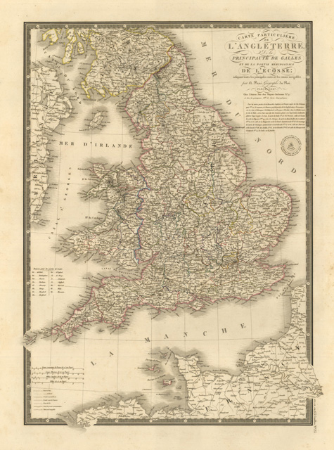 Carte Particuliere de l'Angleterre .