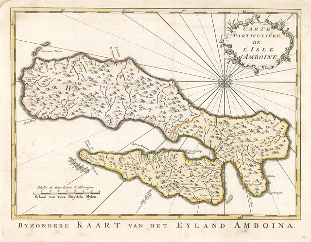Carte Particuliére de l'Isle d'Amboine