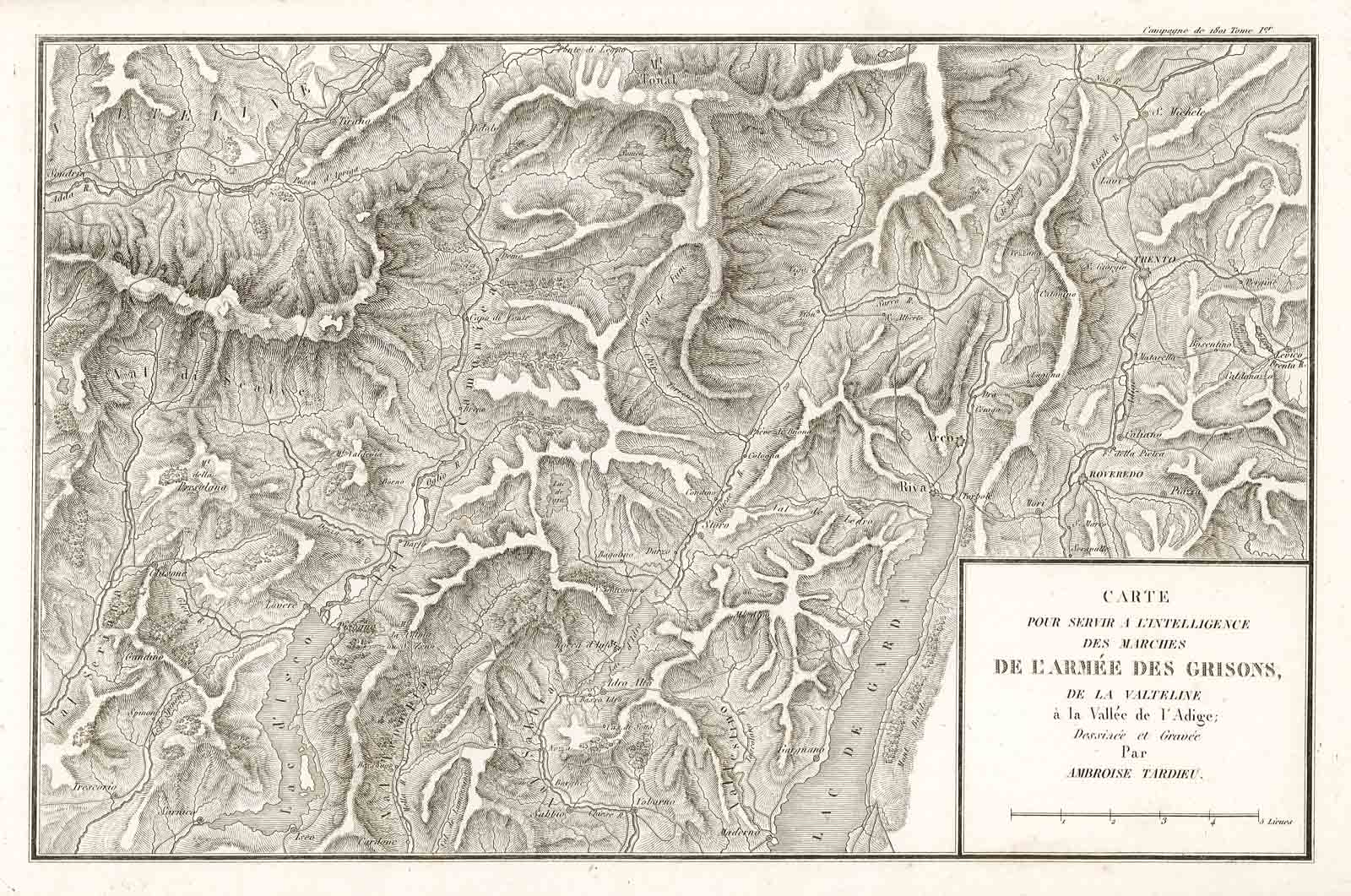 Carte pour servir a l'intelligence des marches de l'armée des …