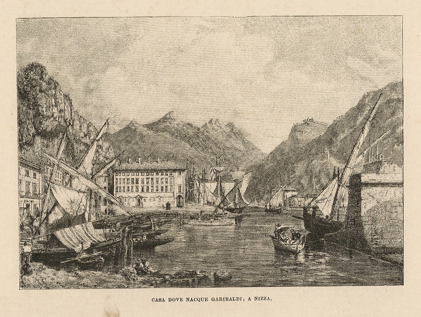 Casa dove nacque Garibaldi a Nizza