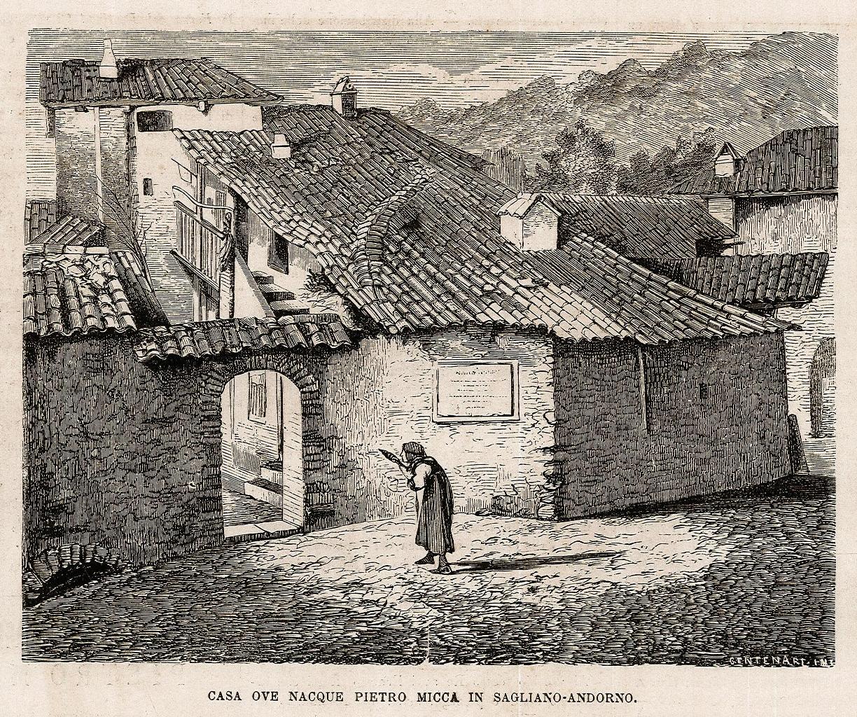 Casa ove nacque Pietro Micca in Sagliano-Andorno