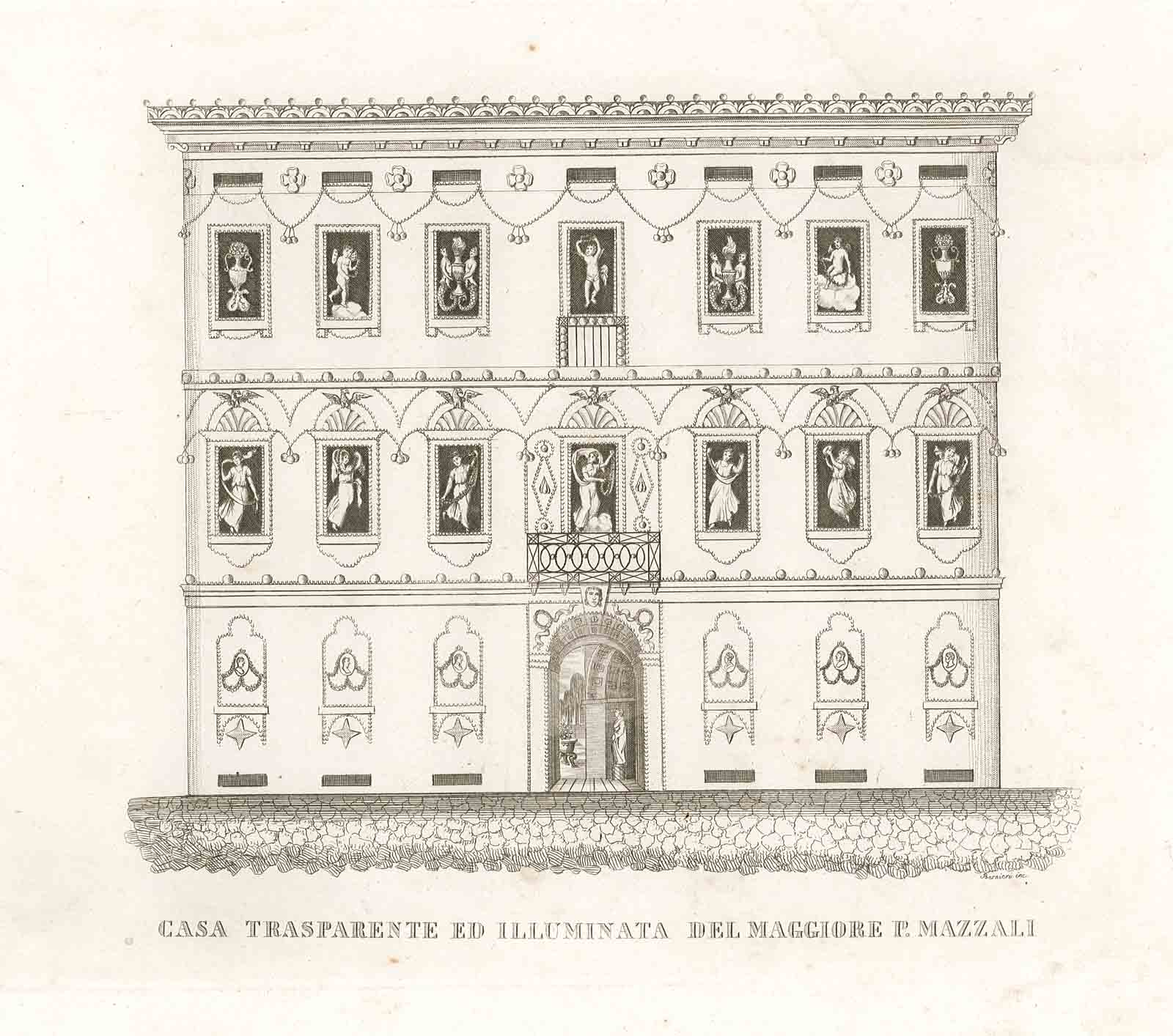 Casa trasparente ed illuminata del Maggiore e. Mazzali