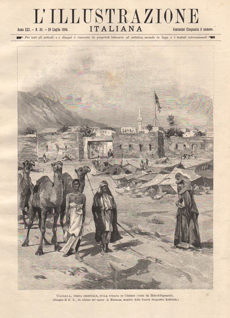 Cassala, porta orientale, sulla strada di Cheren