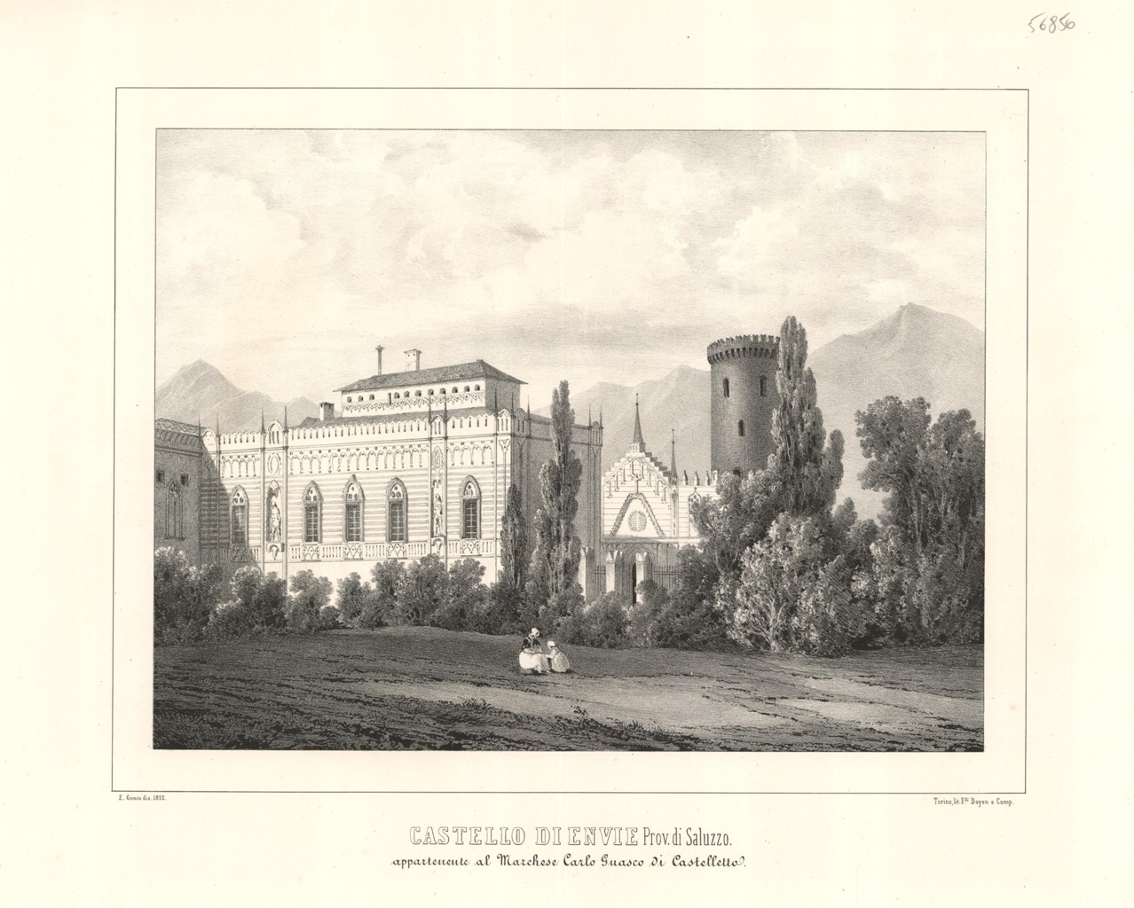 Castello di Envie Prov. Saluzzo