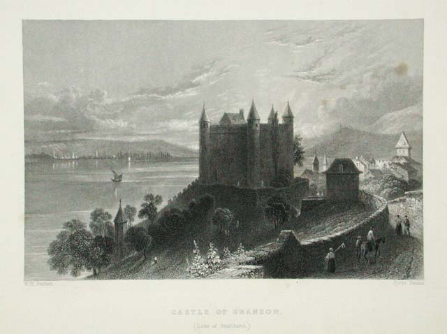 Castle of Granson./ (Lake of Neufchatel)