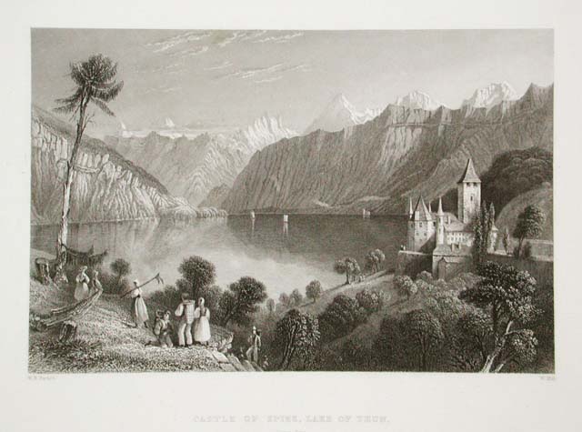 Castle of Spiez, Lake of Thun./ Canton Bern.