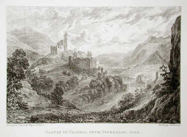 Castle of Valeria, from Tourbillon, Sion