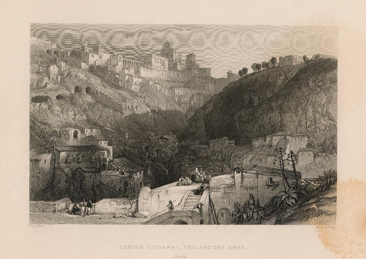 Castro Giovanni, the ancient Enna / Sicily