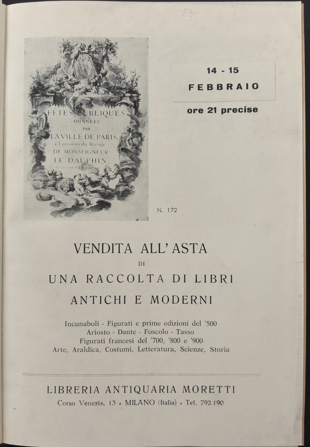 (Cataloghi - Vendite all'asta)