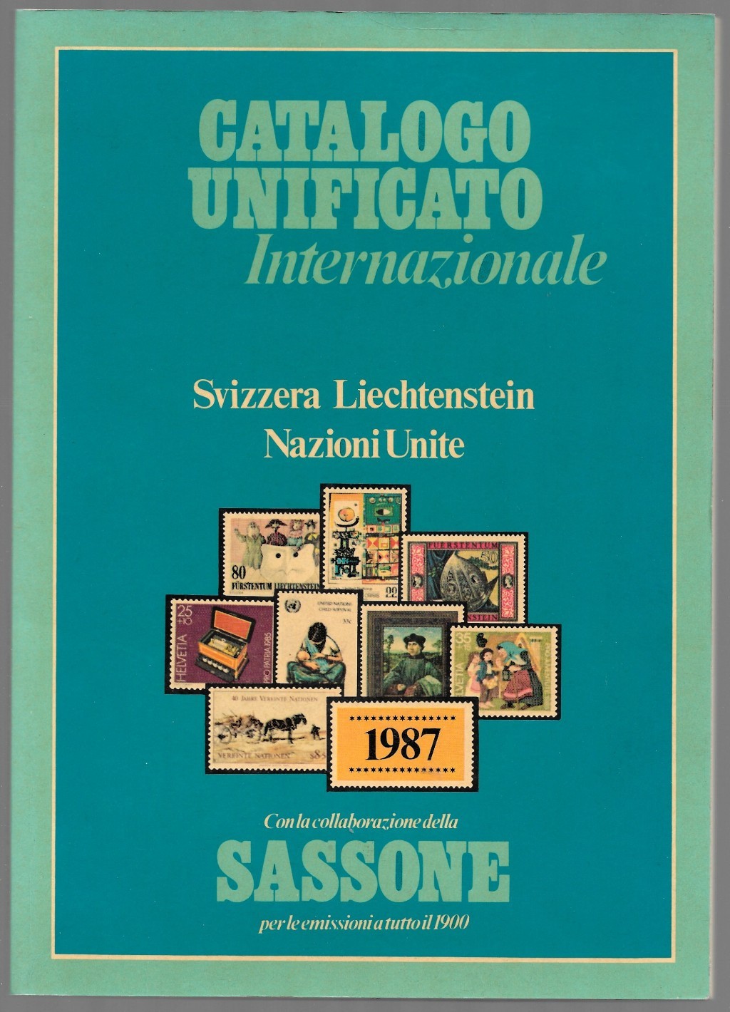 Catalogo unificato Internazionale – Svizzera Liechtenstein Nazioni Unite