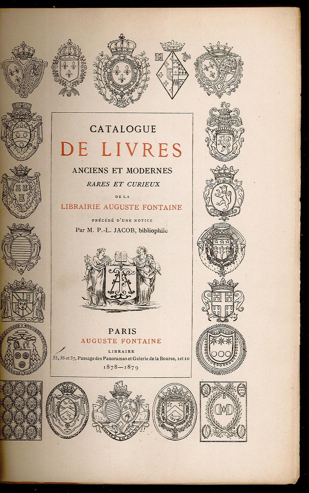 Catalogue de livres