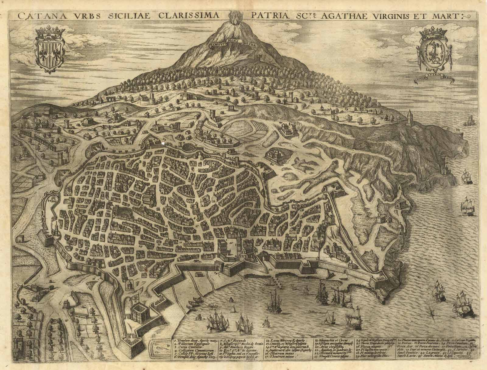 Catana Urbs Siciliae Clarissima Patria.
