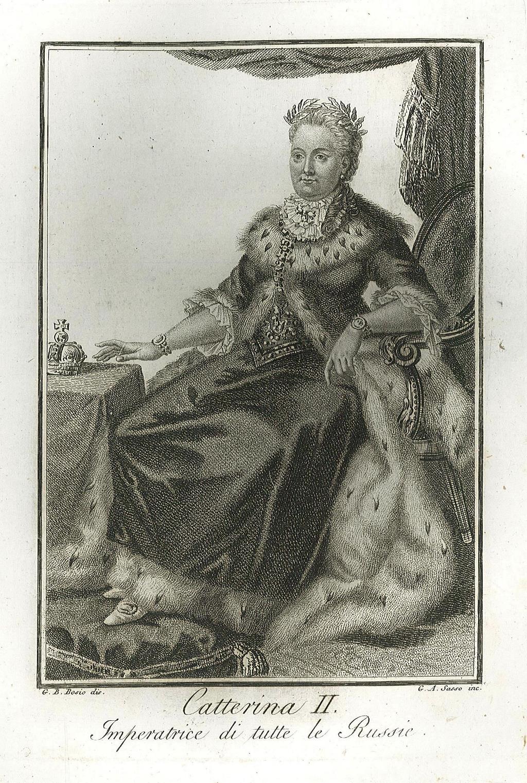 Catterina II Imperatrice di tutte le Russie