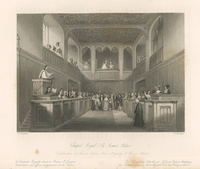 Chapel Royal St. Jame's Palace Celebration of Service before Her …