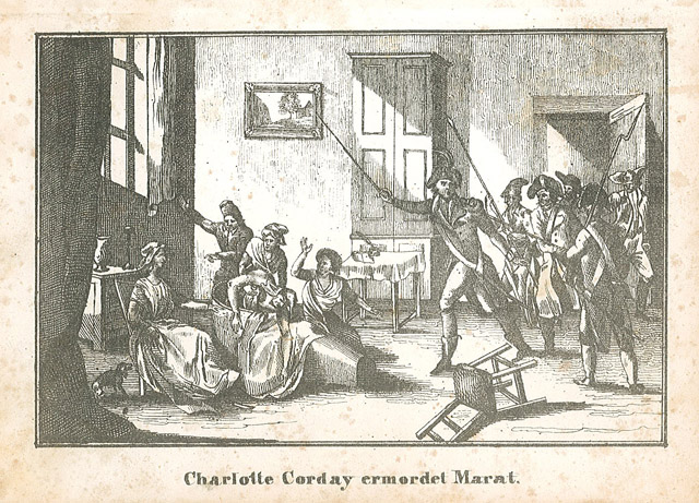 Charlotte Corday ermordet Marat