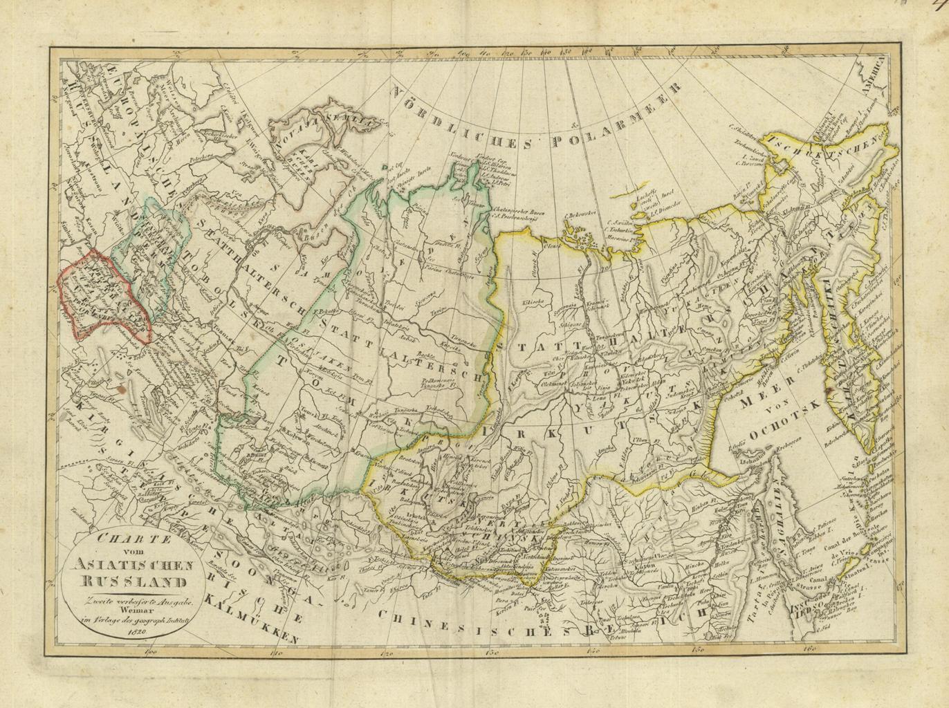 Charte vom Asiatischen Russland