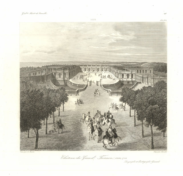 Chateau du Grand Trianon vers 1722