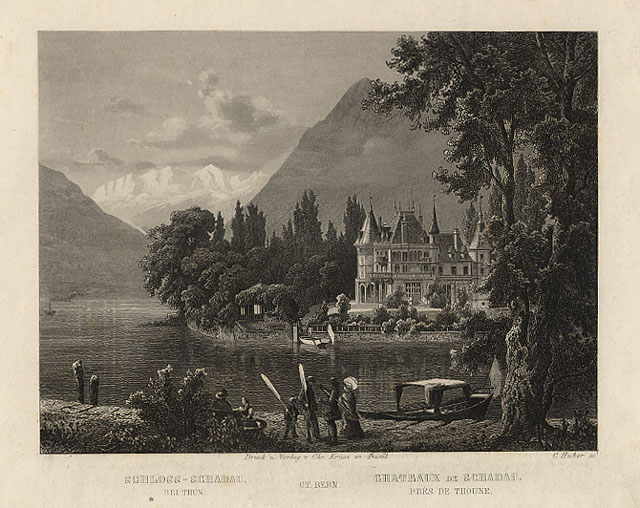 Chateaux de Schadau près de Thoune - ct. Bern