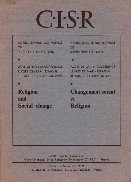CISR - International Conference on Sociology of Religion