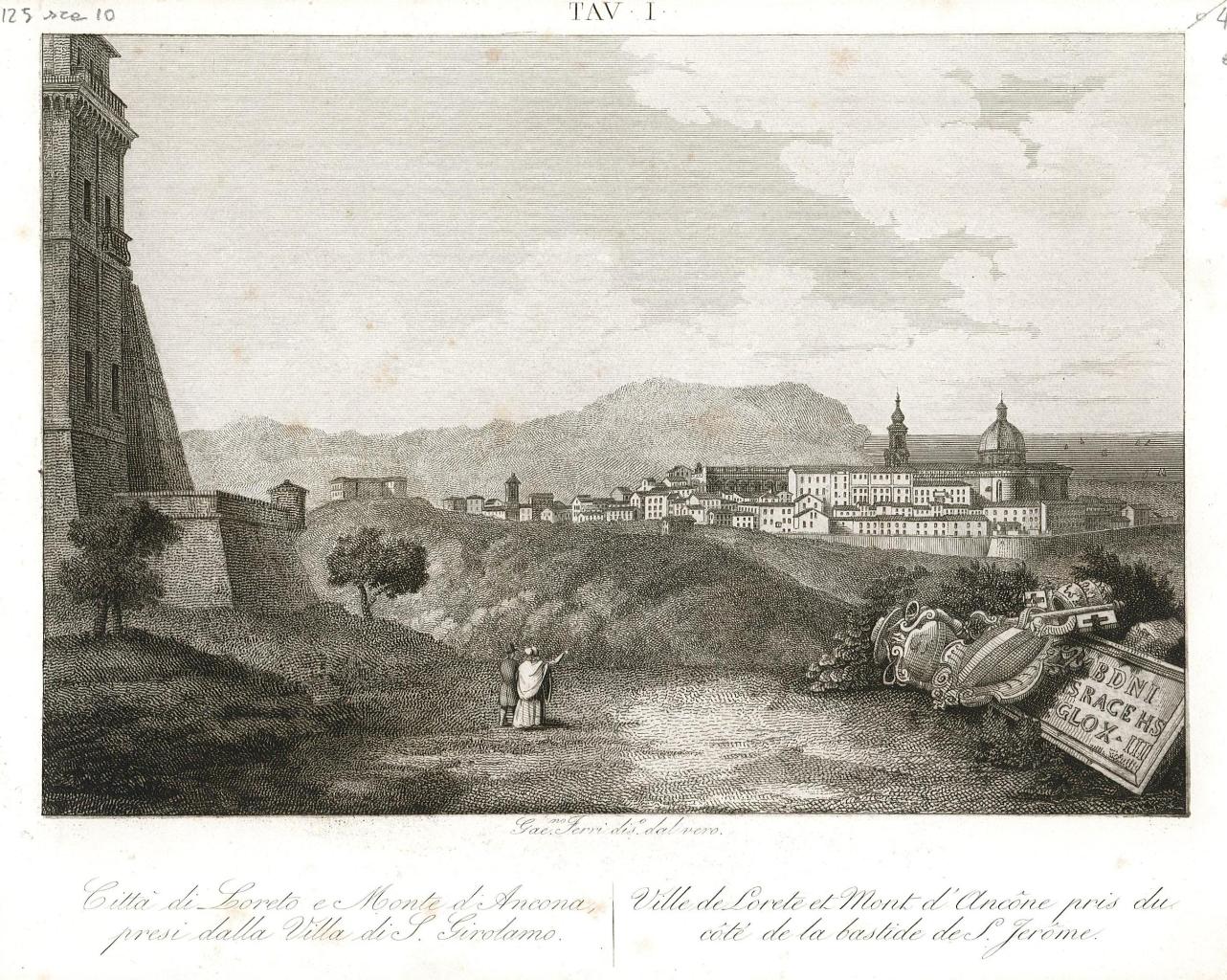 Città di Loreto e Monte d’Ancona, presi dalla Villa di …