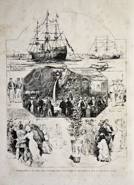 Civitavecchia / La festa della bandiera sulla Roma