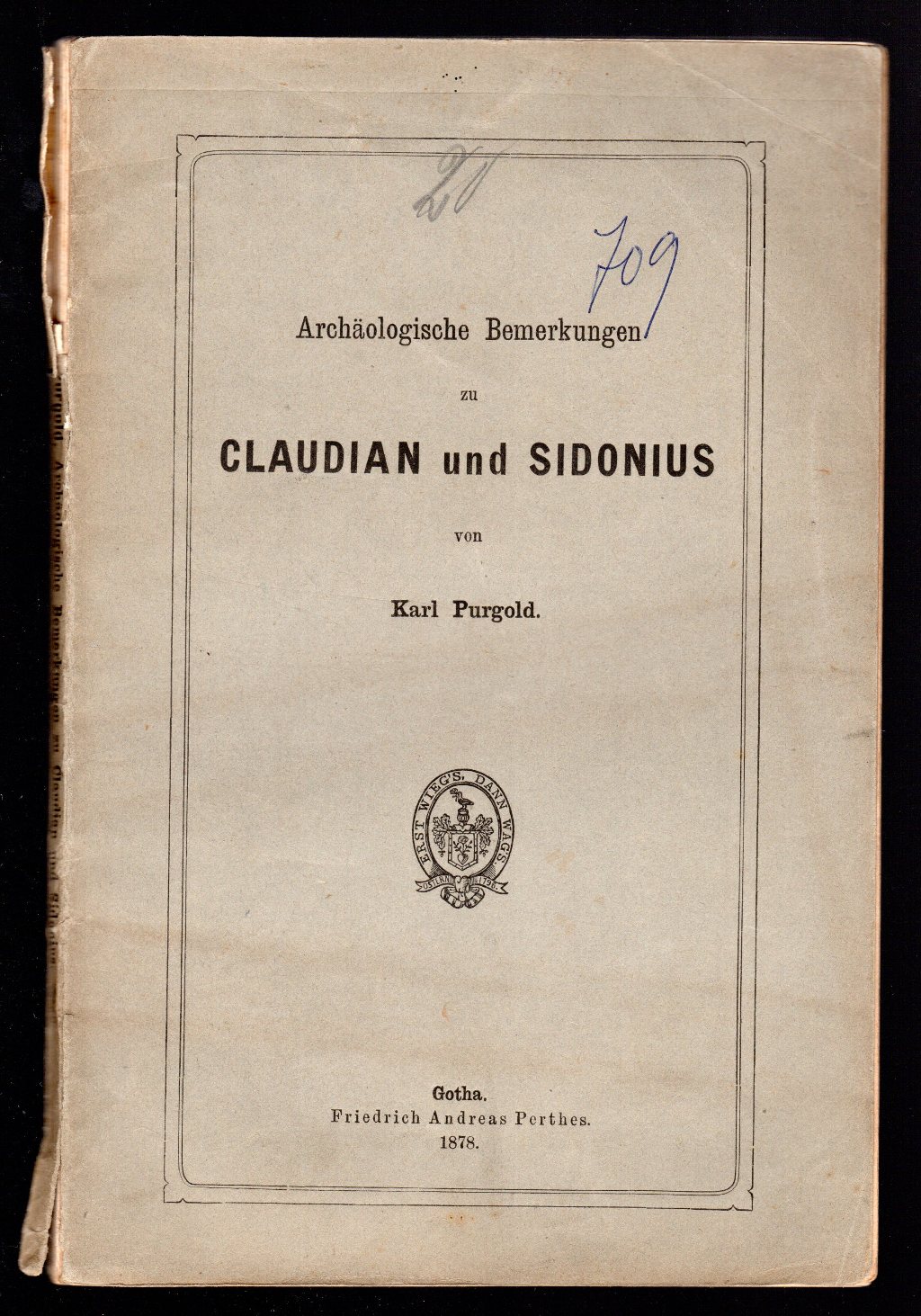 Claudian und Sidonius