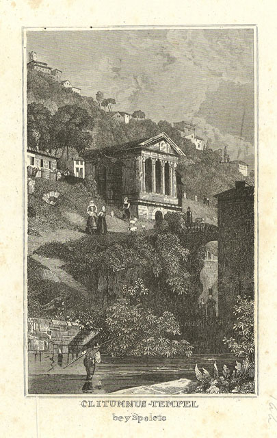 Clitumnus-tempel bey Spoleto