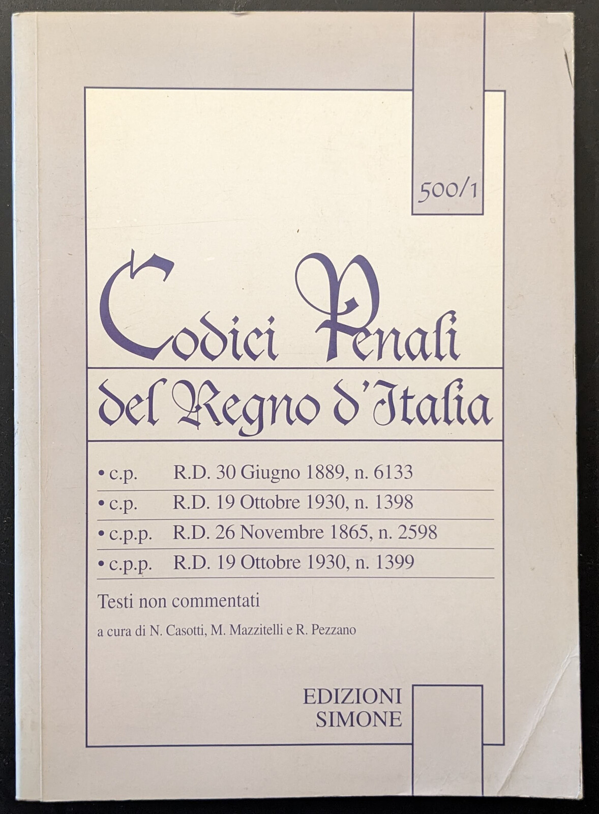 Codici penali del Regno d'Italia
