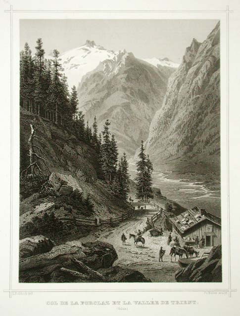 Col de la Forclaz et la Vallèe de Trient