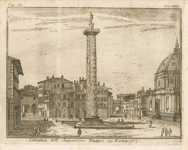 Colonna dell'Imperatore Trajano in Roma.