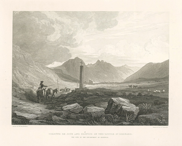 Colonne dejoux and Hospice on the little S.t Bernard / …